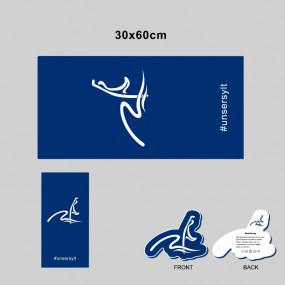 Gepresstes Handtuch in Sonderform | bedruckte Werbearti...